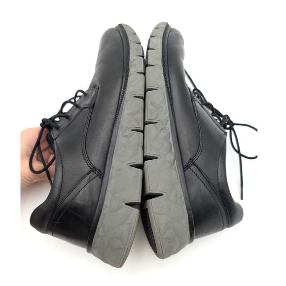 Johnston & Murphy Connor Plain Toe Derby Shoes Men's Black Size US8M EU41 - Picture 6 of 10